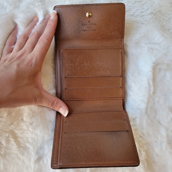 Authentic LOUIS VUITTON Monogram Portefeiulle Elise Leather Wallet - Picture 6 of 9